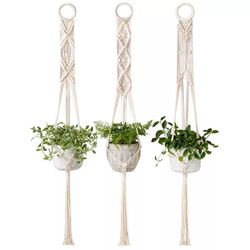Macrame Plant Hanger Set Of 3