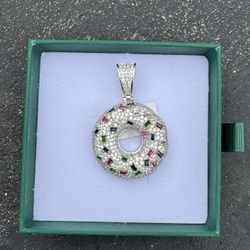 💎 Iced Out 14K Gold-Filled Donut Pendant –  OBO