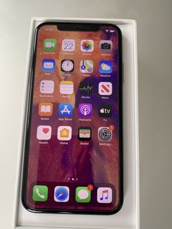 Iphone X ANY CARRIER 64GB Jet Gray