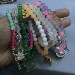 Beard Charm Bracelets 