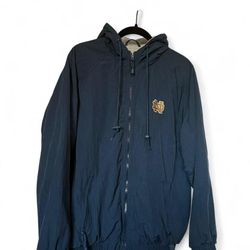Vintage Notre Dame windbreaker rain jacket