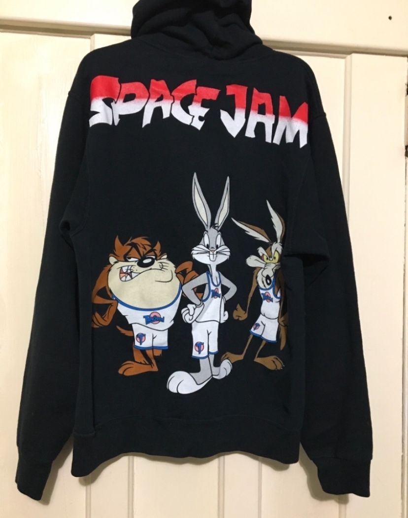 JERZEES space jam vintage men’s hoodie /small