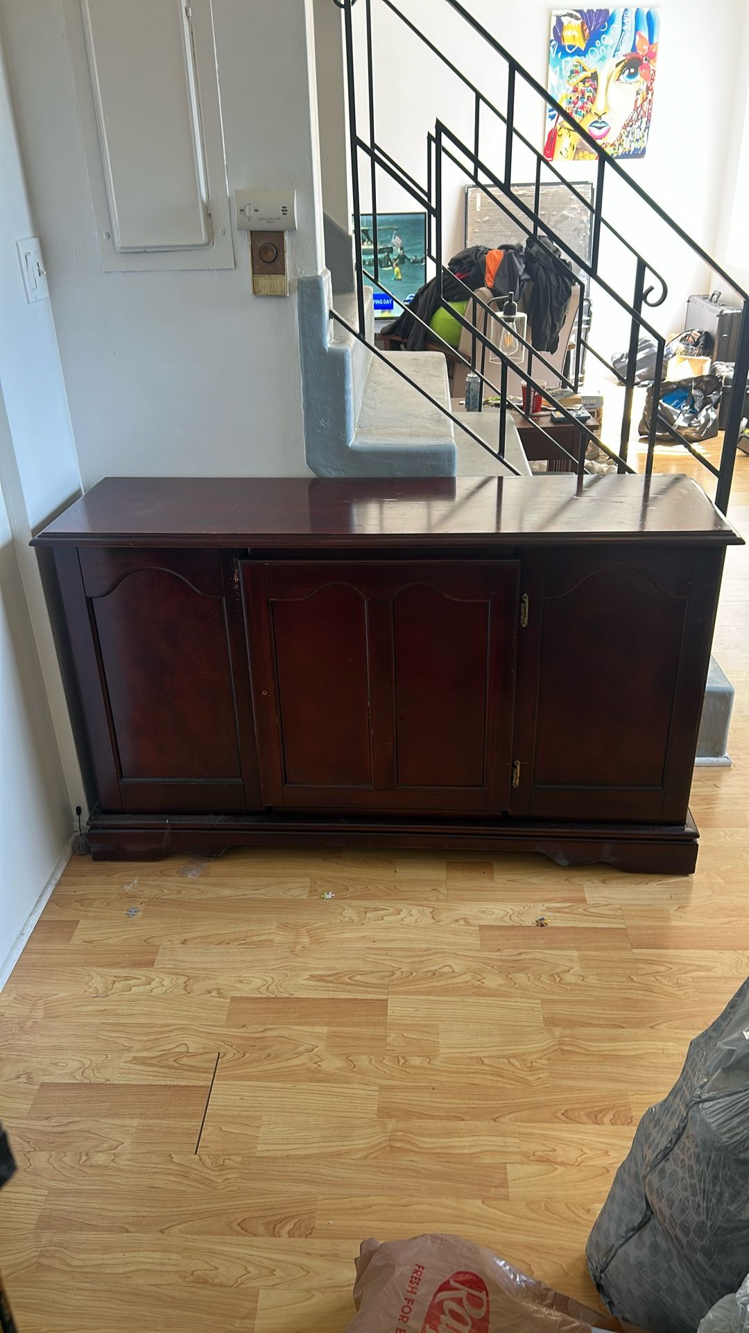 Dark Wood Credenza