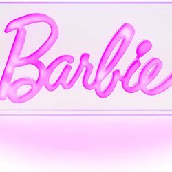 Barbie Logo LED Neon Pink Sign