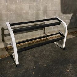 Parabody 2 Tier Solid Steel Dumbbell Weight Rack…. Home Gym Fitness…. $100 Price is Firm!!!