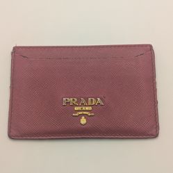 Prada Burgundy Card Case