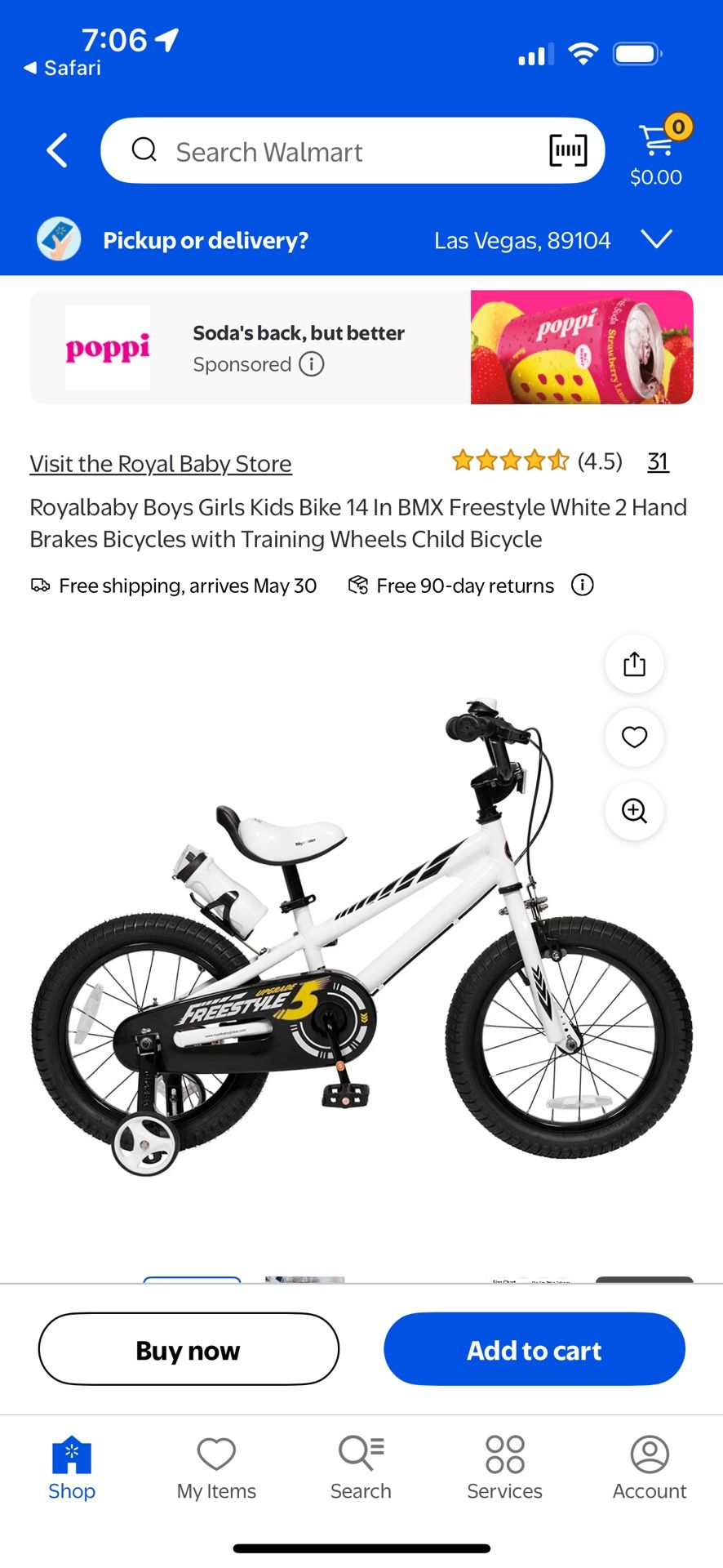 Kids bike 14”