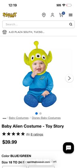 Toy Story alien costume