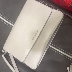 Gray Michael Kors Purse