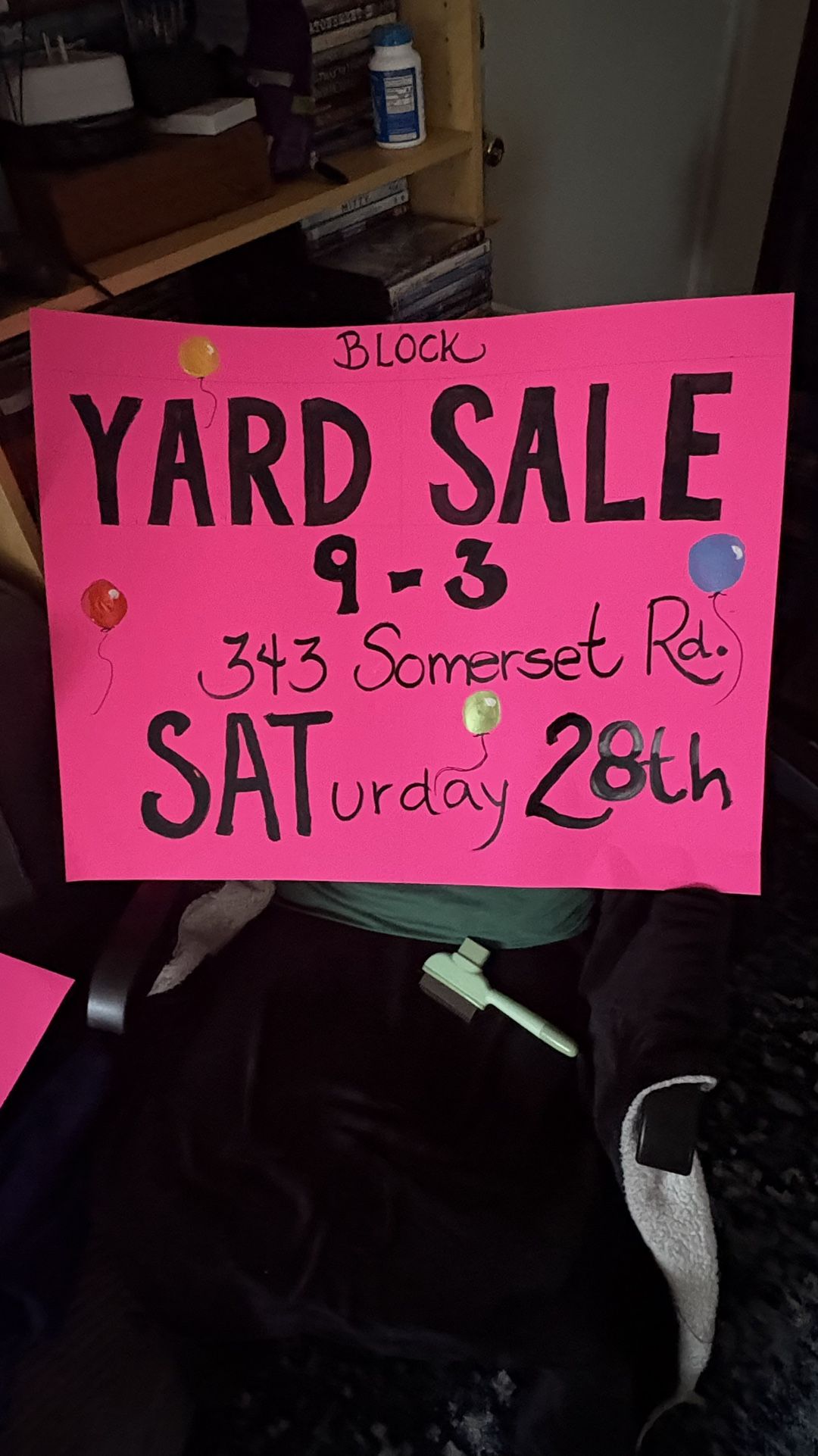 Block Yard Sale!!!!