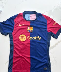 Nike authentic Barcelona, 2025/26 home jersey with red and blue vertical stripes