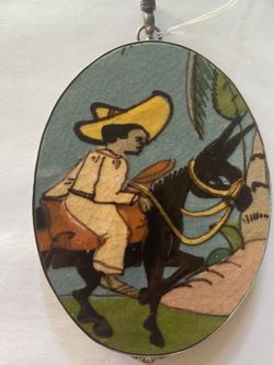 SS Boy On Donkey Pendant 