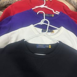 Lot Men’s Ralph Lauren Polo Sweat Shirts 