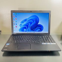 15” Toshiba Windows 11 Laptop with Microsoft office webcam hdmi