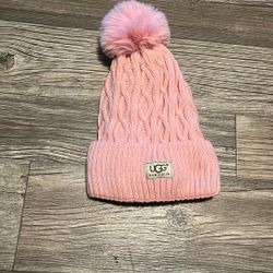 Pink Ugg Beanie