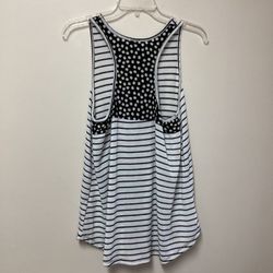 Women’s KAILEIGH Polyester/rayon Racer Back  sleeveless Flowey pull over tank top… Size large