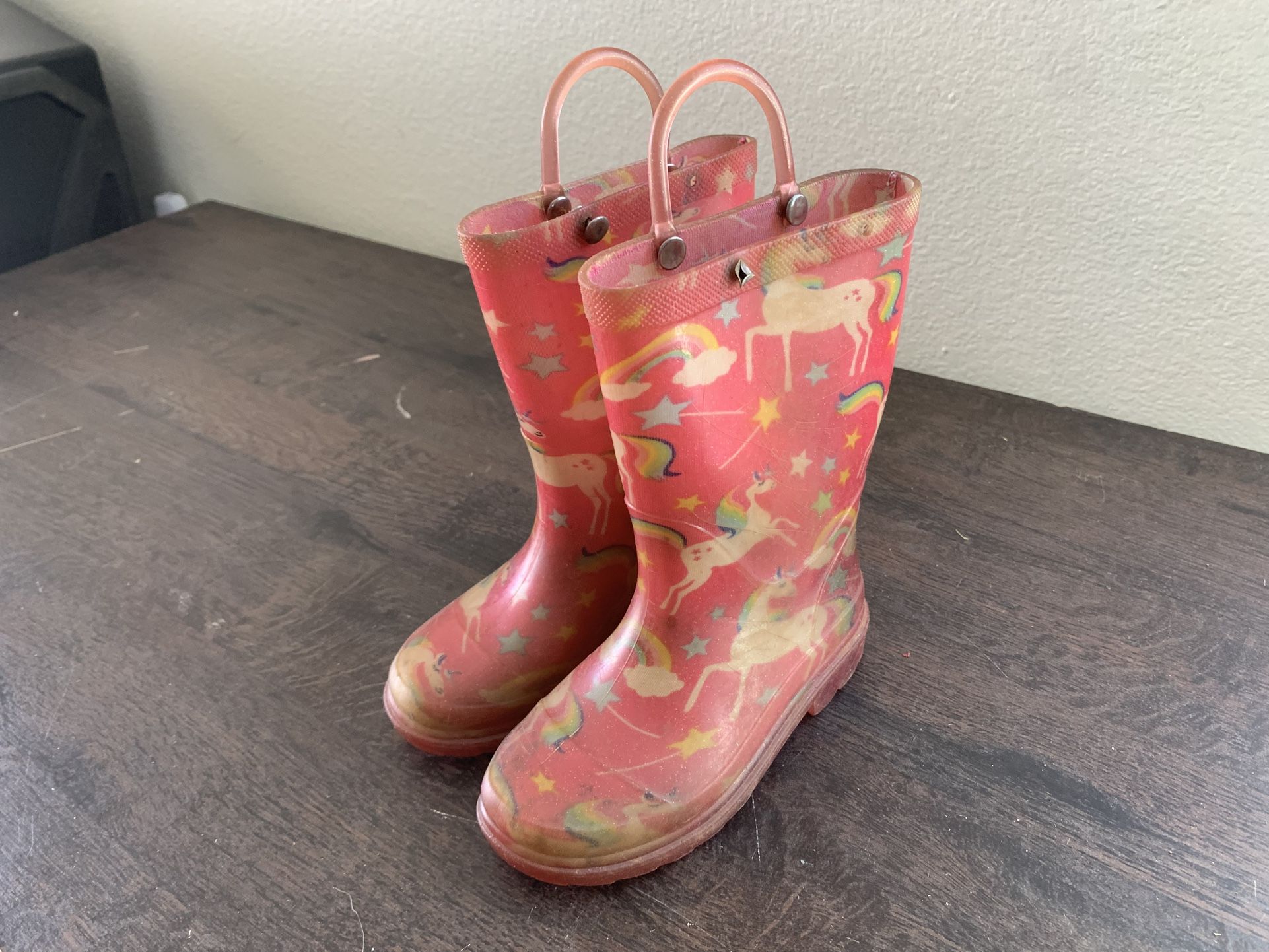 Fall Unicorn Boots Girls Size 7 / 8