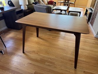Mid-Century Modern Walnut Dining Table