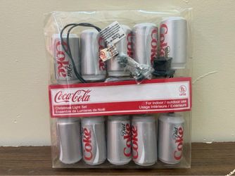 Vintage Diet Coke Can 10 String Lights Set