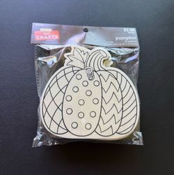 Fall Crafts - Pumpkin 12 Pieces 4.87 X 5” Fall Decor Coloring Brand New! Never Used!!