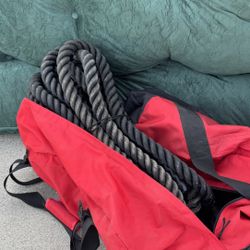 Exercise Battle Rope With Carrying Bag 