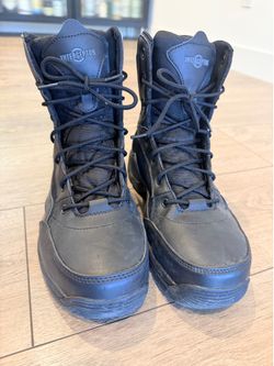 Steel toe boots size 10