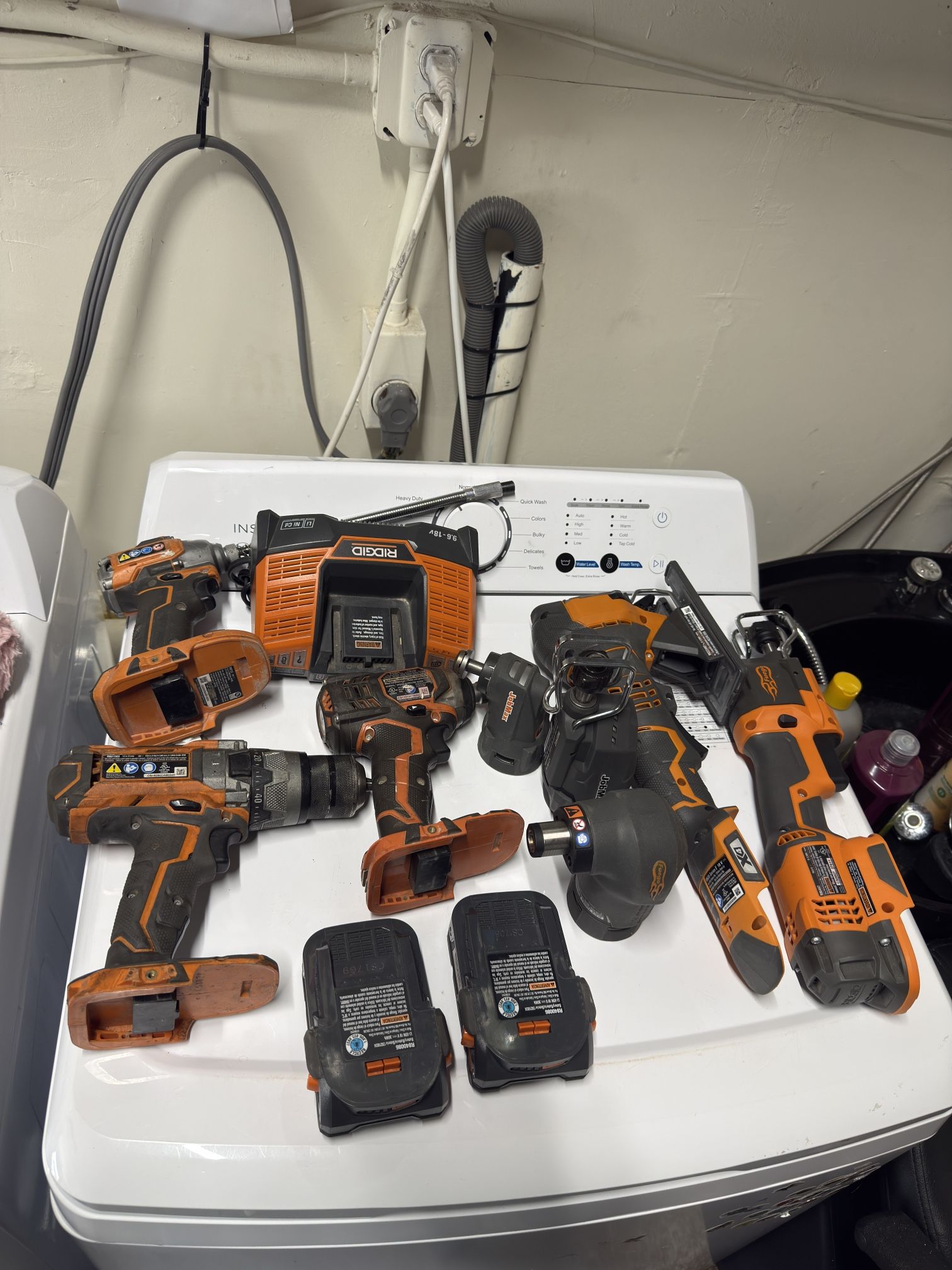 RIGID TOOL SET With Multi Tool Set In Very Good Condition Lightly Used