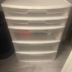 5 Drawer Plastic Storage Bin