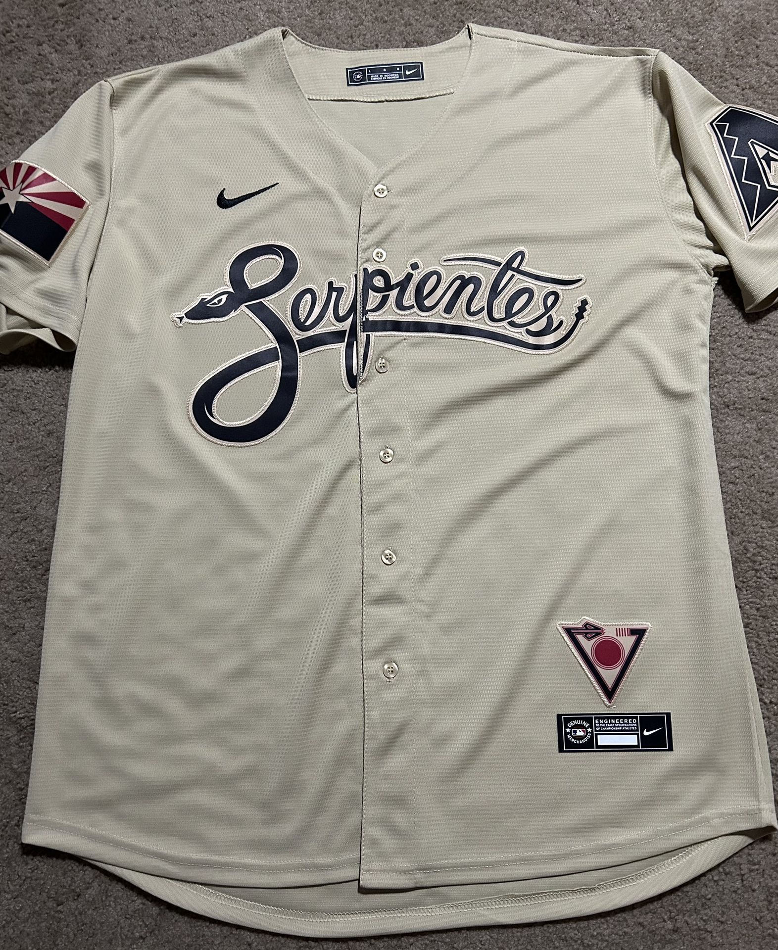 Arizona Diamondbacks ‘Serpientes’ Baseball Jersey