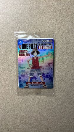 gonzaga one piece trading card/ college basketball US voyage