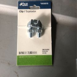 5/16” Cable Clamps     Bag  Of 10 Each