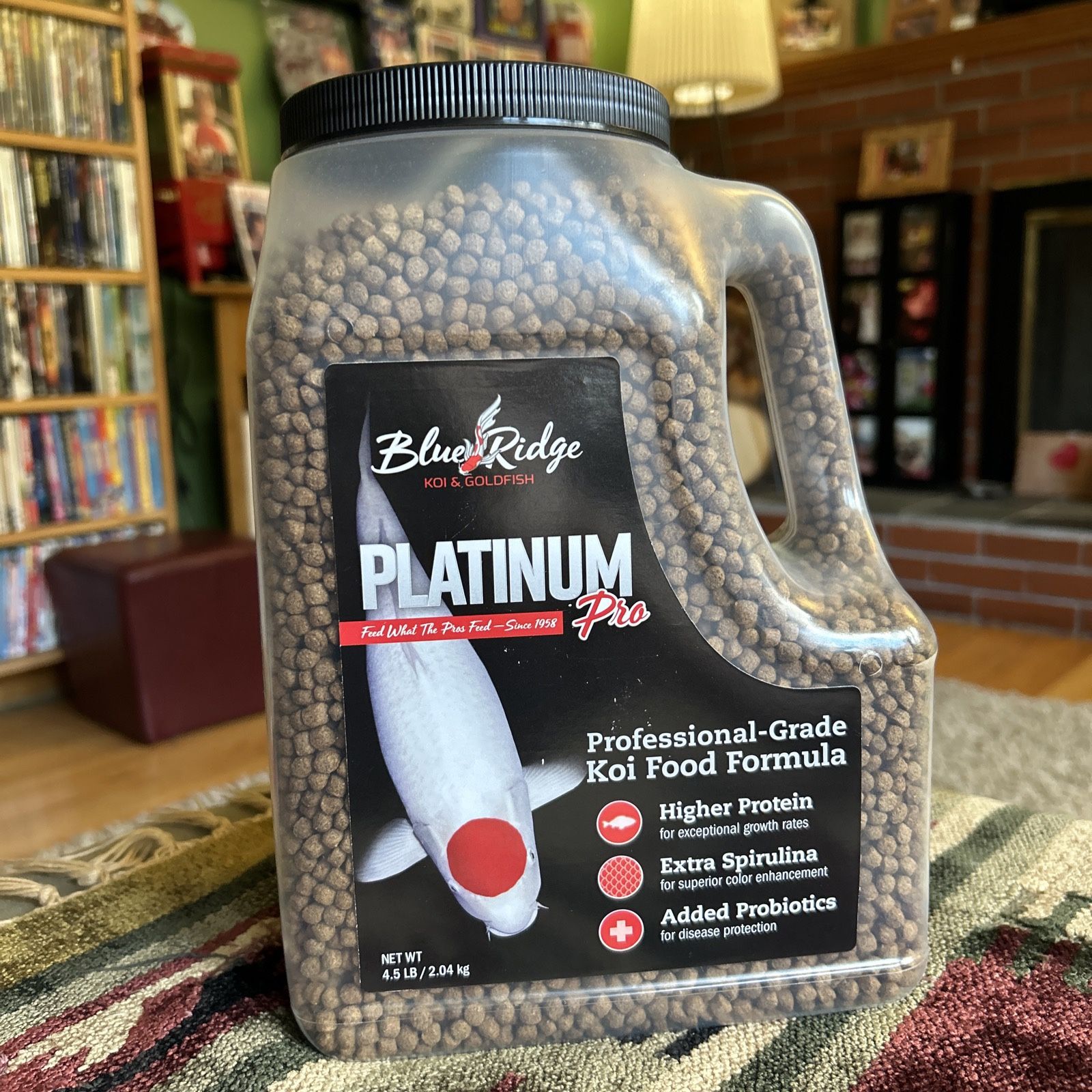 Brand New Blue Ridge Platinum Koi Food 