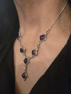 Genuine Amethyst Necklace
