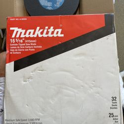 New Makita 16 5/16 Carbide Tipped Saw Blade