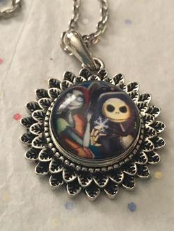 Gingersnap Necklace * Nightmare Before Christmas * Jack Sally Coffin