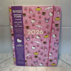 Hello Kitty 2026 -17 Months Monthly Planner 