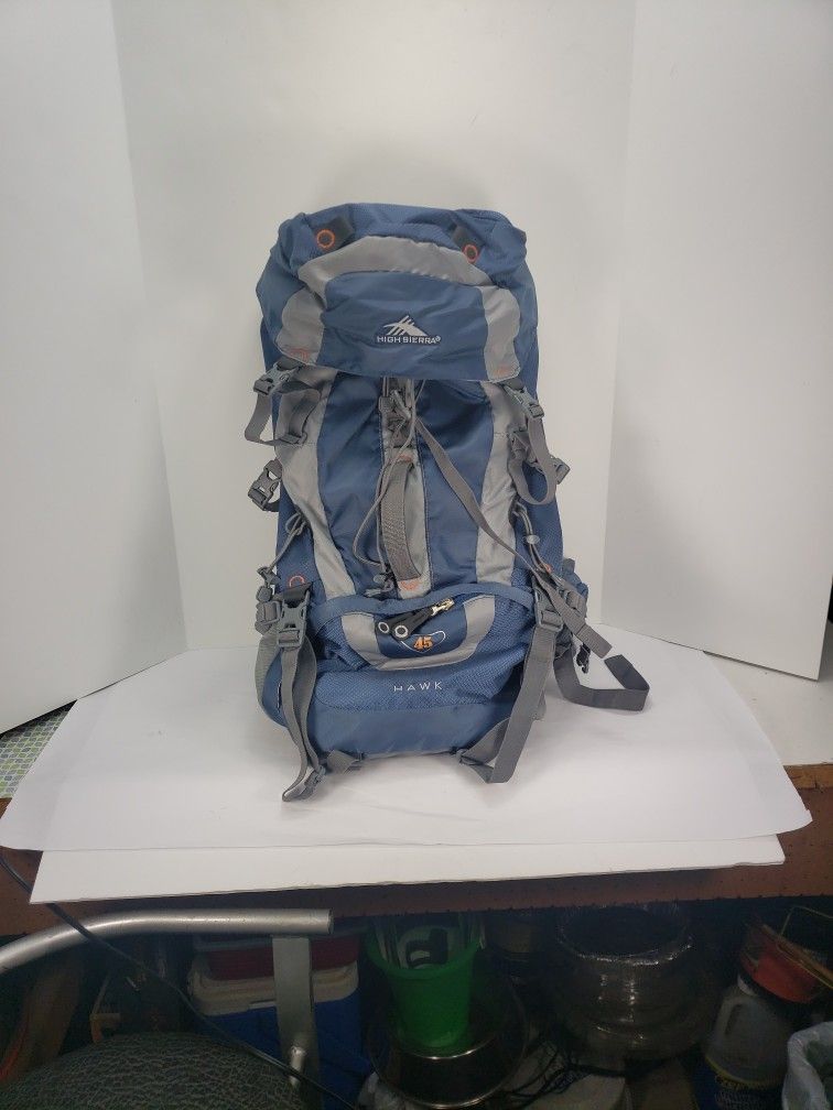 High Sierra 59205 Hawk 45 Frame Hiking Camping Backpack