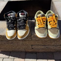 Jordan 1 Rookies & Dusty Olive Dunks