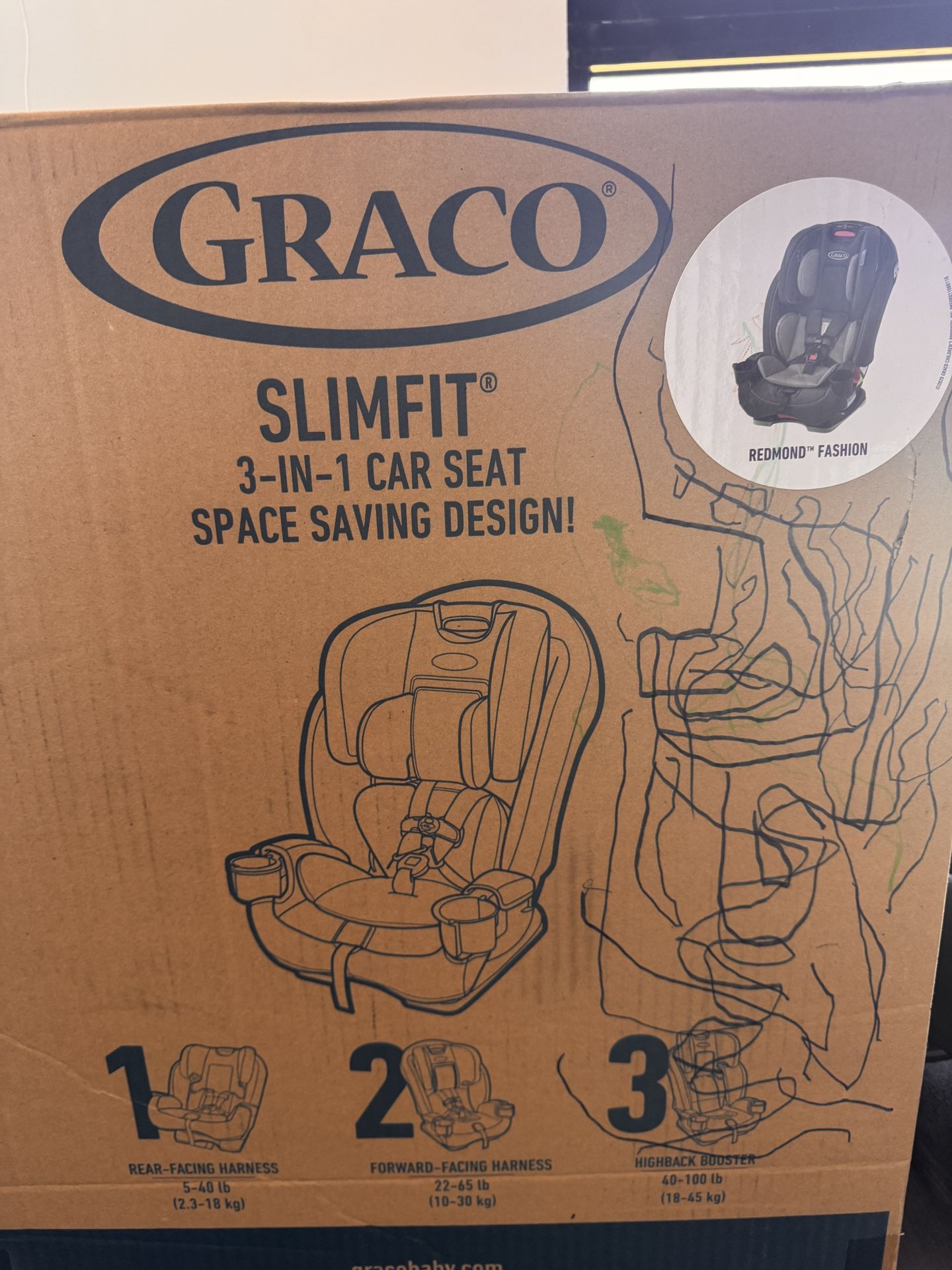 Car Seat + Stroller & Base By Graco