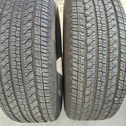 (2) GOODYEAR WRANGLER 255/65/17 TIRES LIKE NEW