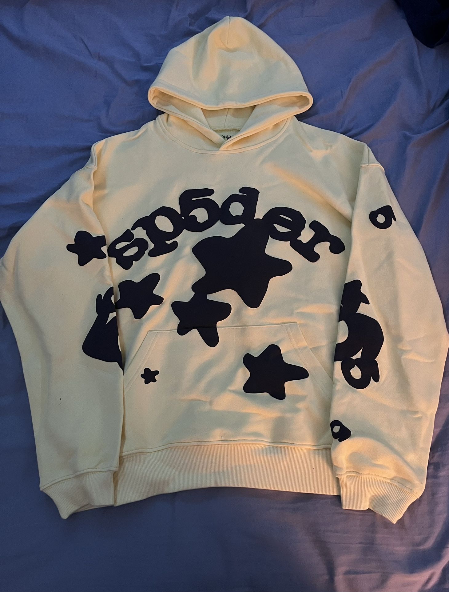 Black And Yellow Sp5der Hoodie