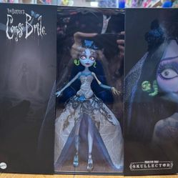 Monster High Tim Burton's Corpse Bride Emily Skullector Fashion Doll IN HAND
