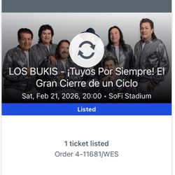 Los Bukis Concert Tickets 