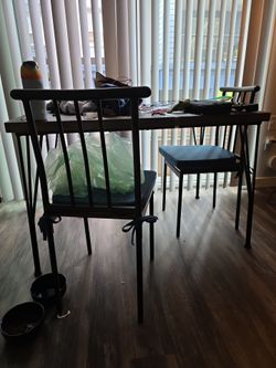 Table and chairs