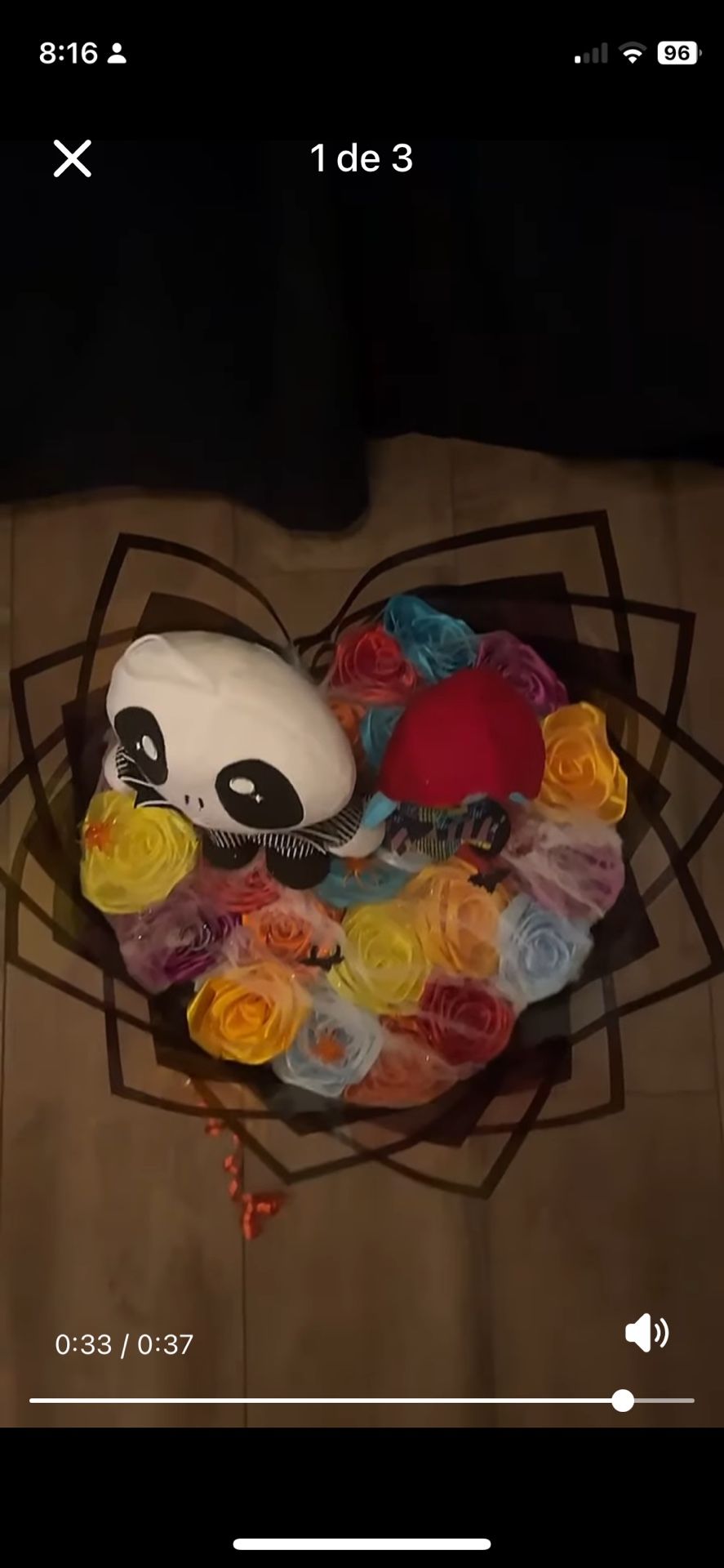 Eternal Bouquet Jack and Sally