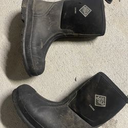 The Original Muck Boot Company Chore Mid Waterproof Work Boots for Men 10 Black