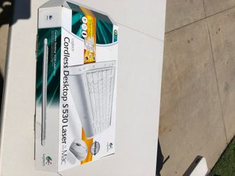 Mac cordless Desktop s530 laser keyboard