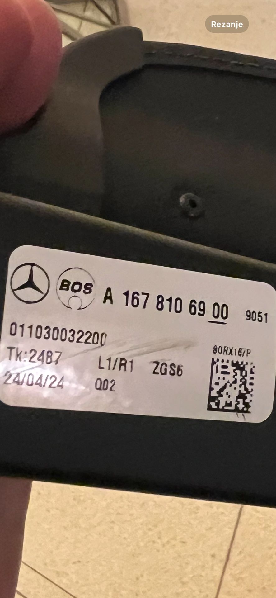 Luggage Comp Roller For GLS