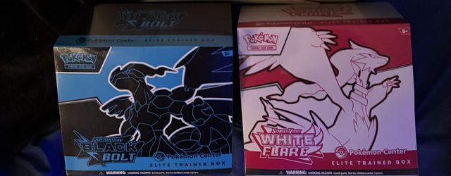 Pokemon Center Black Bolt White Flare ETB