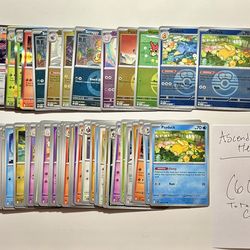 Pokémon Ascended Heros 60x BULK Card Lot Pokeball Holo/Holo Rare